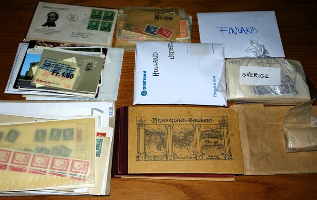 IMGP8924 Dezute Svedija Suomija Danija Olandija ~1900-1950 somem FDC 1,8kg