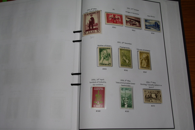 IMGP8964 Saar 2 albums 1920-1959 mint-used