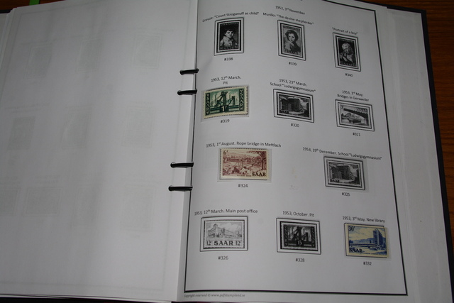 IMGP8967 Saar 2 albums 1920-1959 mint-used