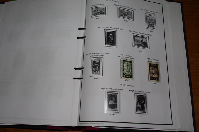 IMGP8969 Saar 2 albums 1920-1959 mint-used