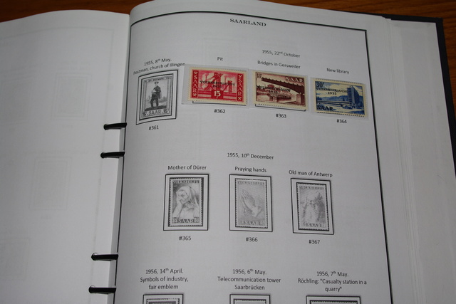 IMGP8973 Saar 2 albums 1920-1959 mint-used