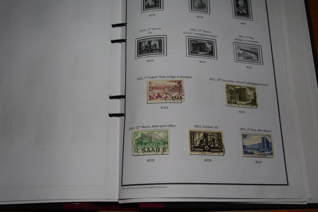 IMGP8974 Saar 2 albums 1920-1959 mint-used
