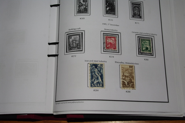 IMGP8976 Saar 2 albums 1920-1959 mint-used