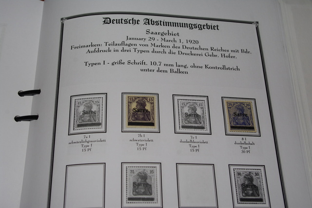 IMGP8988 Saar 2 albums 1920-1959 mint-used