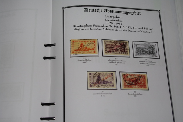 IMGP8991 Saar 2 albums 1920-1959 mint-used