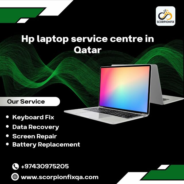 Hp laptop service centre in Qatar Picture Box