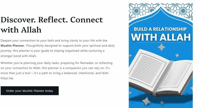 Islamic prodcutivity Muslim planner