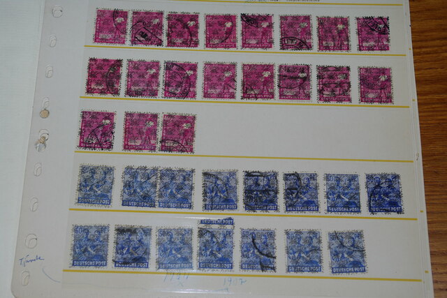 IMGP9095 Deutschland BIZO SBZ FRANCzone 1945-1950 raudonas storas