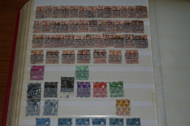 IMGP9099 Deutschland BIZO SBZ FRANCzone 1945-1950 raudonas storas