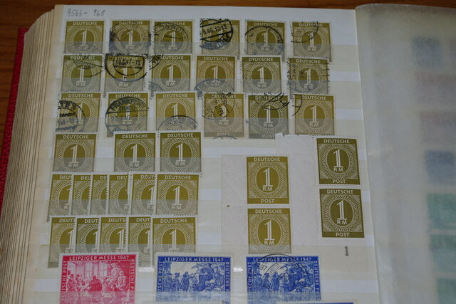 IMGP9108 Deutschland BIZO SBZ FRANCzone 1945-1950 raudonas storas