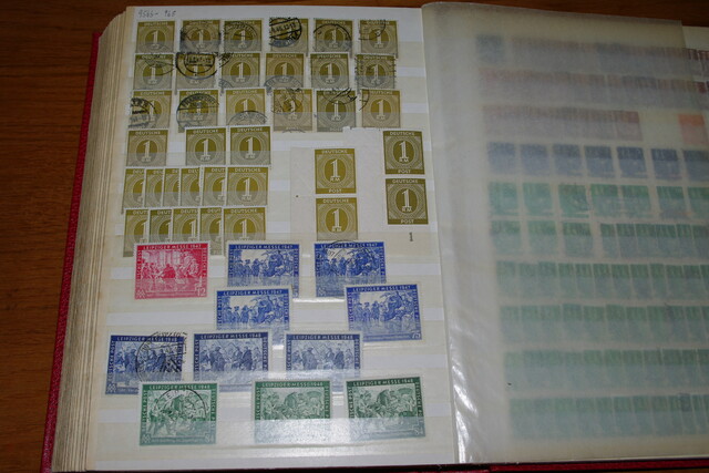 IMGP9109 Deutschland BIZO SBZ FRANCzone 1945-1950 raudonas storas