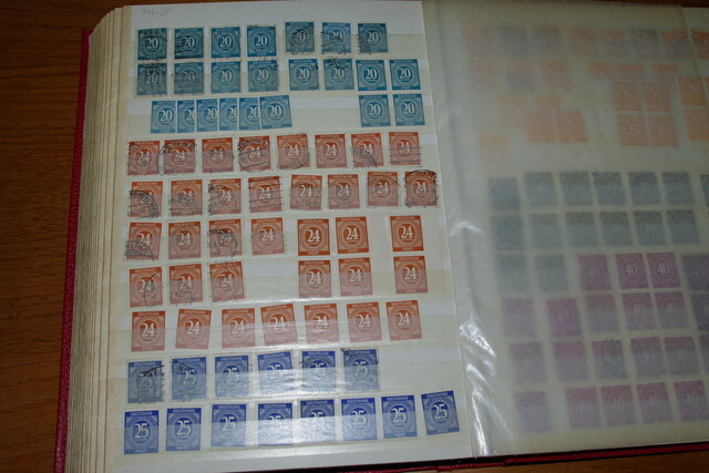 IMGP9115 Deutschland BIZO SBZ FRANCzone 1945-1950 raudonas storas