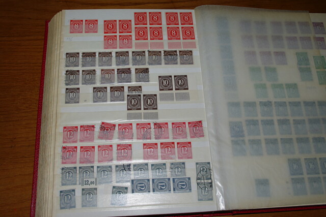 IMGP9117 Deutschland BIZO SBZ FRANCzone 1945-1950 raudonas storas