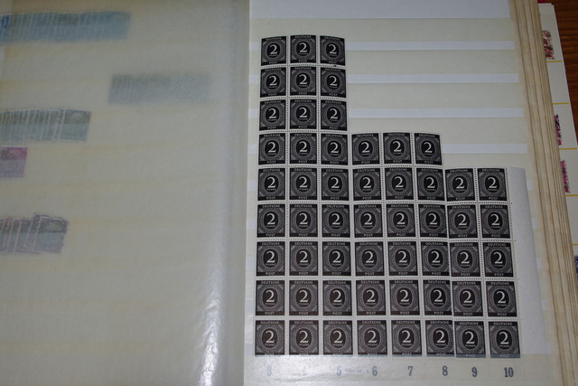 IMGP9120 Deutschland BIZO SBZ FRANCzone 1945-1950 raudonas storas