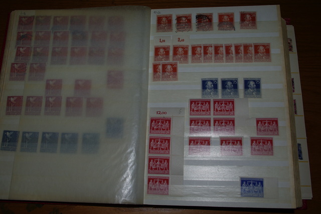 IMGP9130 Deutschland BIZO SBZ FRANCzone 1945-1950 raudonas storas