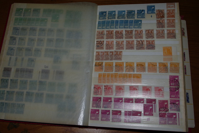 IMGP9137 Deutschland BIZO SBZ FRANCzone 1945-1950 raudonas storas