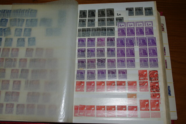 IMGP9139 Deutschland BIZO SBZ FRANCzone 1945-1950 raudonas storas