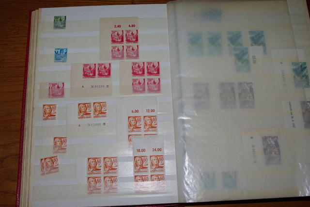 IMGP9142 Deutschland BIZO SBZ FRANCzone 1945-1950 raudonas storas