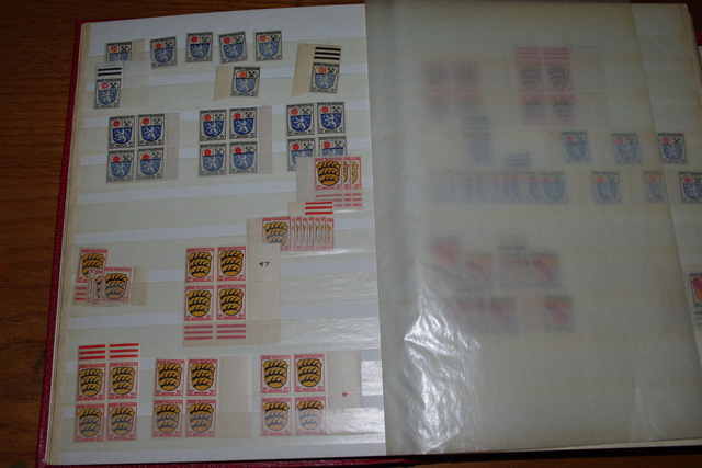 IMGP9152 Deutschland BIZO SBZ FRANCzone 1945-1950 raudonas storas