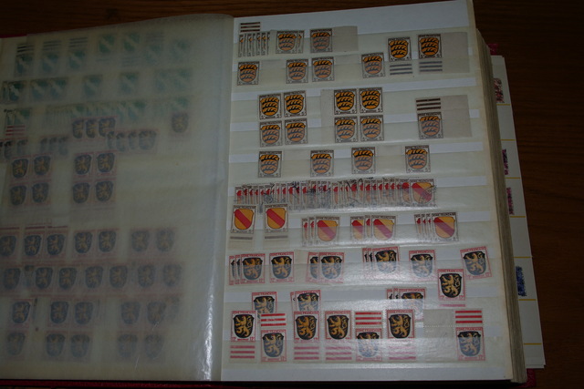 IMGP9153 Deutschland BIZO SBZ FRANCzone 1945-1950 raudonas storas