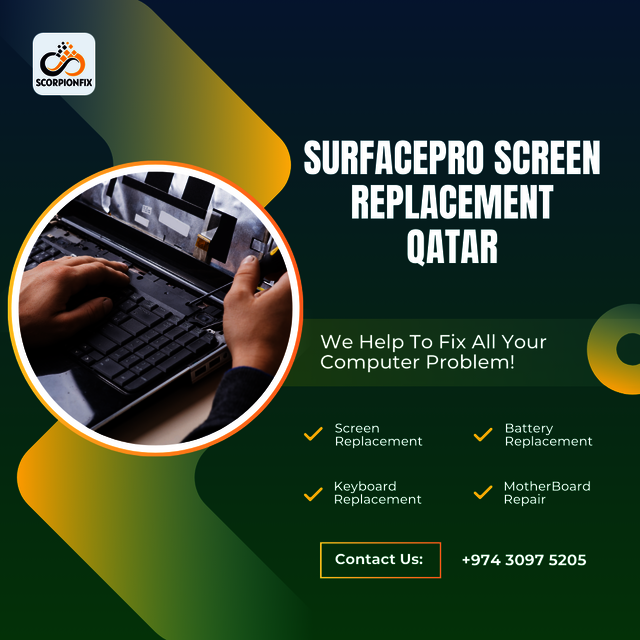 Surface pro Screen Replacement QATAR Picture Box