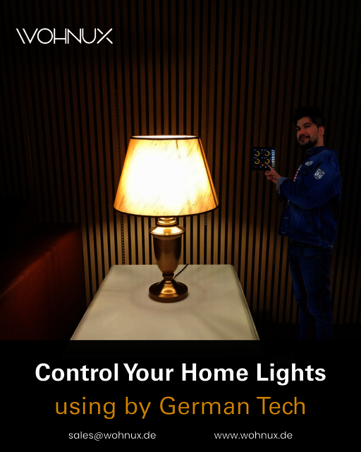 Control Your Home Lights using by German Tech - wo Smart Home Automation