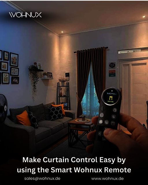 Make Curtain Control Easy by using the Smart Wohnu Smart Home Automation