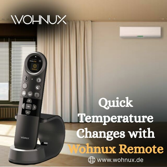 Quick Temperature Changes with Wohnux Remote Smart Home Automation