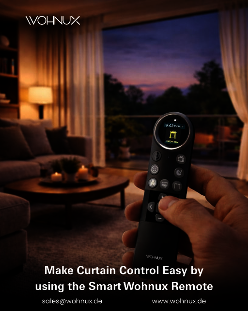 Make Curtain Control Easy by using the Smart Wohnu Smart Home Automation