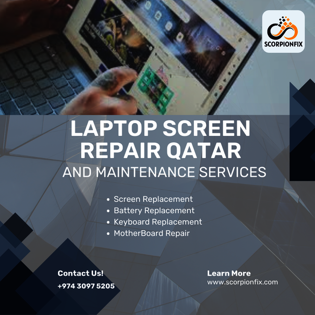 Laptop Screen Repair QATAR Picture Box