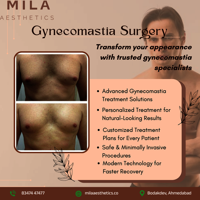 Gynecomastia Surgery in  Ahmedabad Plastic and Cosmetic Surgeon