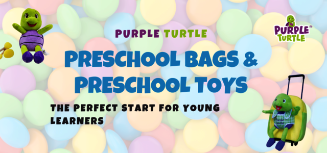 preschool bags and preschool toys Purple Turtle