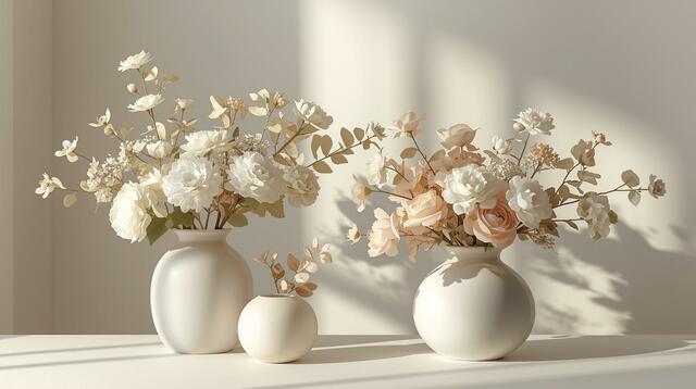 Luxury Artificial Flower Decor for Modern Homes Picture Box