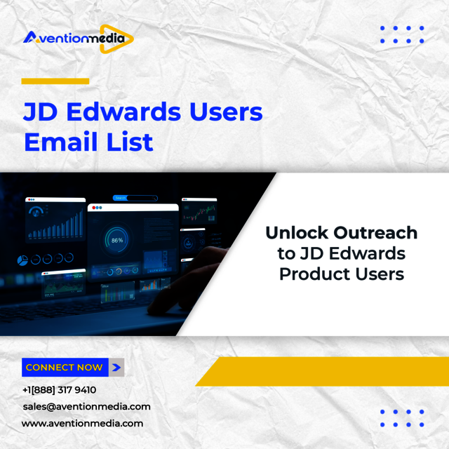 JD Edwards Users Email List LP pages
