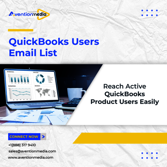 QuickBooks Users Email List LP pages