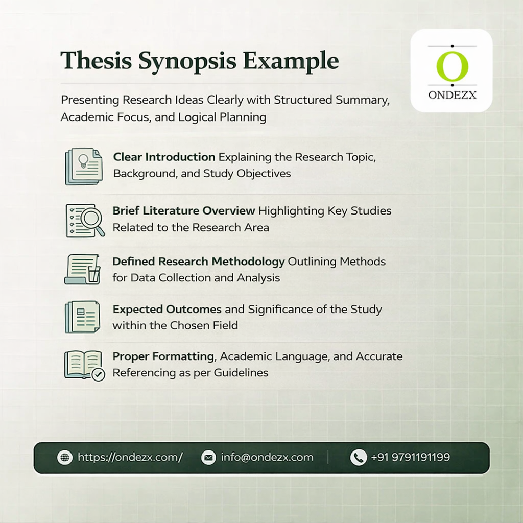 thesis synopsis example Picture Box