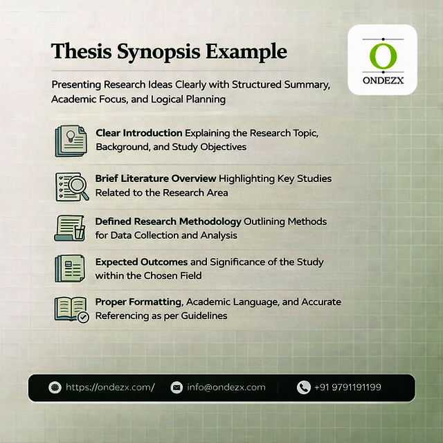 thesis synopsis example Picture Box
