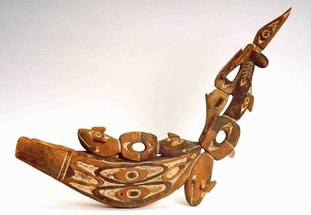 WM-9292 prauwvoorstevenversiering Waris  etnografica