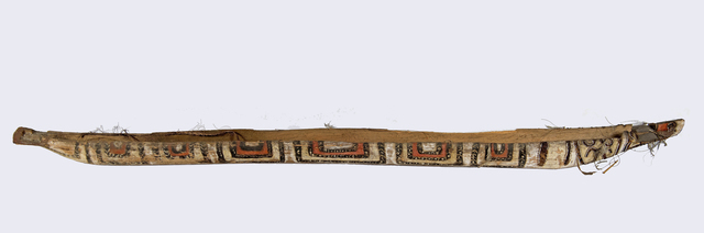 RV-2008-20  Boot met versiering en toebehoren Nati etnografica