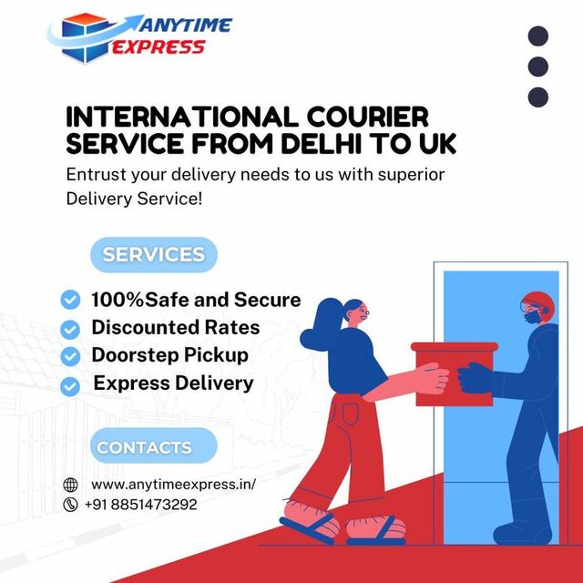 Delhi to UK parcel charges per kg International courier service