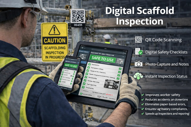 Digital Scaffold Inspection Picture Box