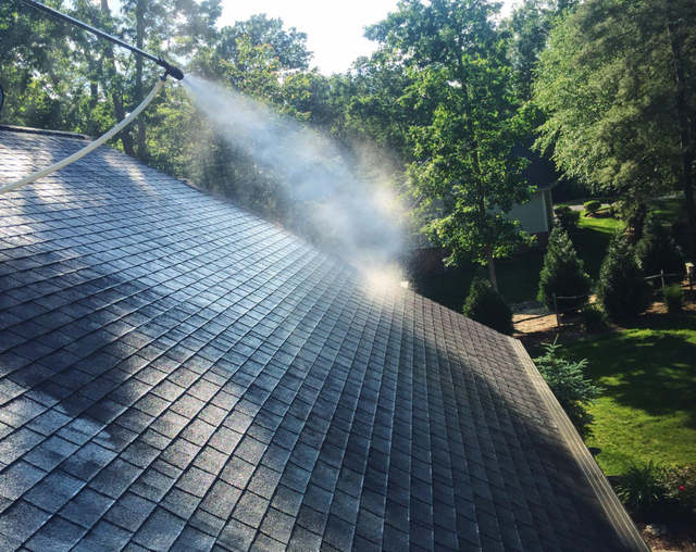 Roof Washing Cary NC - TLC Exterior Cleaning Ser. Picture Box