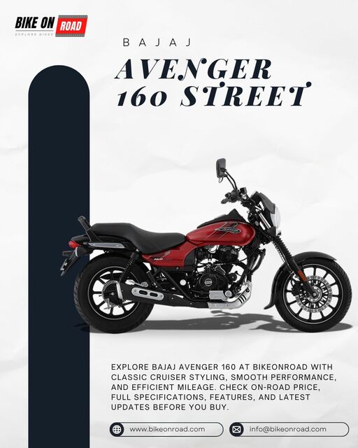 Bajaj Avenger 160 at BikeOnRoad  Price, Mileage &  Picture Box