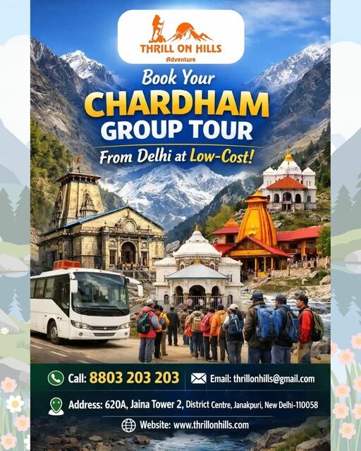 Book Your Chardham Group Tour From Delhi at Low-Co Picture Box