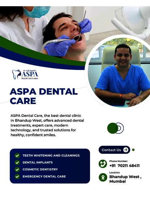 best dental clinic in bhandup west mumbai ASPA Dental Care