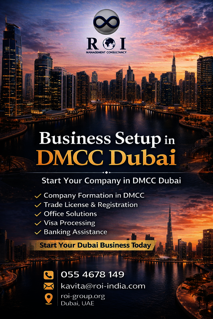 Business Setup In DMCC Dubai ROI Management Consultancy