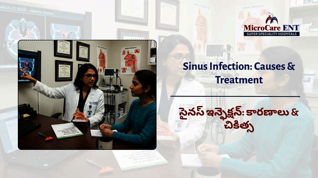 Sinusitis Treatment in Kukatpally Hyderabad Best ENT Hospital in Hyderabad | MicroCare ENT Hospitals
