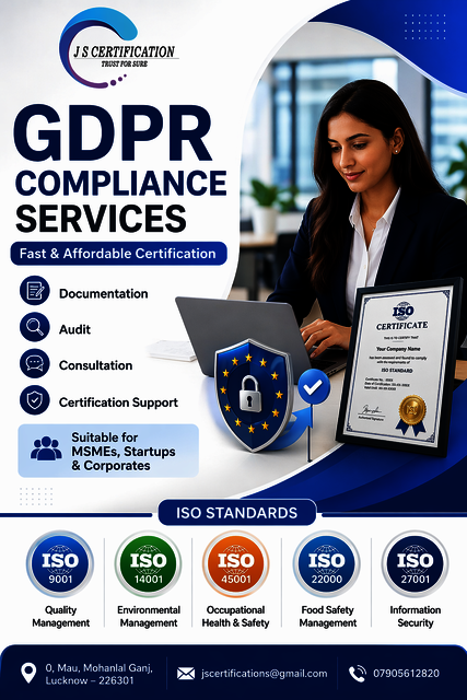 GDPR compliance and ISO certification services Picture Box