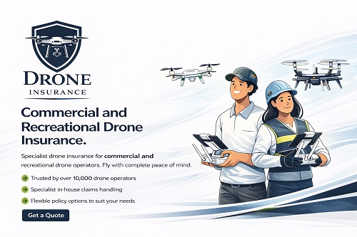 Drone Social Banner Drone Insurance