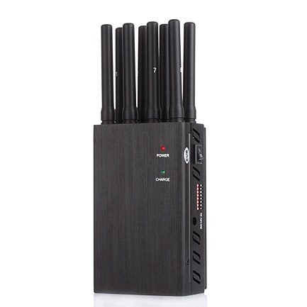 de-handy-1.1;mfg-cell-1.1 8-Band Portable Signal Jammer with Adjustable Multi-Frequency Control